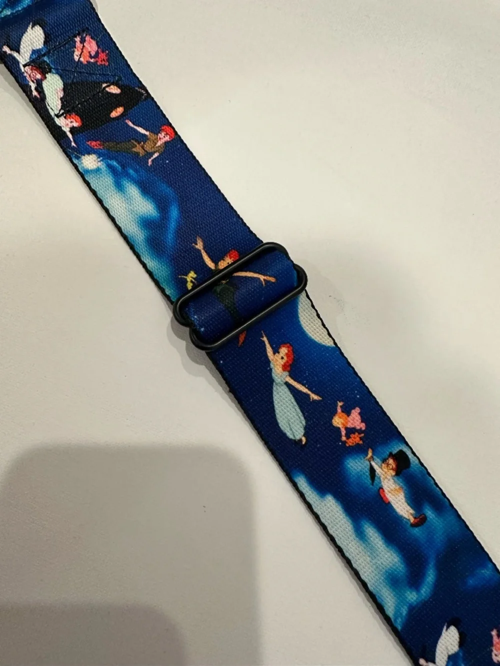 NWOT Disney Peter Pan Dog Collar Medium Large Dog - Flying Scene - Never Used